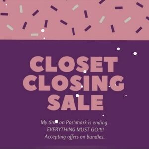 Closet Closing Sale Announcement